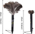 Aldwin Ostrich Feather Duster Retractable 2 Pack,16 inch Genuine Fluffy Natural Handheld Feather Dusters for Cleaning Supplies, Washable,Car, Offi...