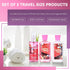 Bath & Body Care Travel Set - Home Spa Set with Body Lotion, Shower Gel and Fragrance Mist, Valentines Day Gifts for Her and Him(Cotton Candy)...