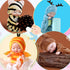 10 Pcs Mini Baby Dolls,4 inch Lifelike Realistic Baby Dolls with Animal Clothes,Cute Small Baby Doll for Girls Kids Easter Basket Valentine Birthd...