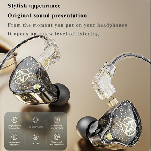 FEDAI DX2 in Ear Headphones,USB C Headphones,Type C Earbuds,Noise Isolating in Ear Headphones for Running/Gym/Workouts,USB Type C Headset with Mic...
