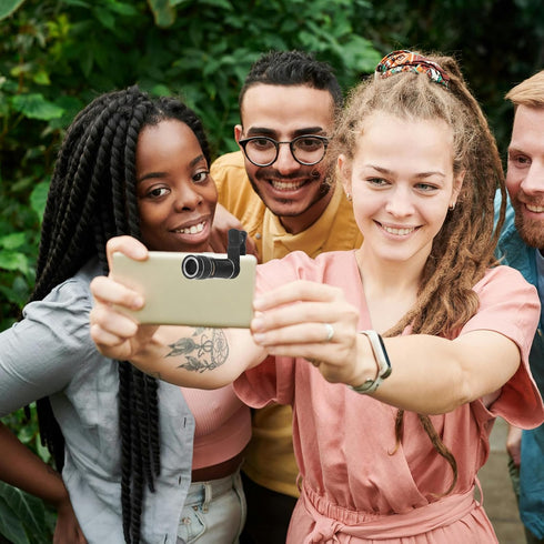 Housoutil Mobile Phone Telephoto Lens, Long Focus Lens, Phone Camera Lens Kit Long Focus Telephoto Lens with Clip for Smart Phone Tablet Pc Black...