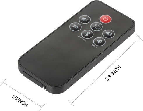 Remote Control for Klipsch R10B R20B R-10B R-20B ICON SB1 SB3 CS30 1015073 1061310 Replacement for Klipsch Reference Sound Bars Remote Control...