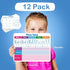 12 Pack Place Value Dry Erase Board Card,12" x 9"Regrouping Base Ten Small Whiteboard Math Manipulatives Addition Subtraction Game for Student Cla...