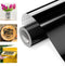 Black Permanent Vinyl 12" x 10ft Roll, Glossy Adhesive Vinyl for All Cutter Machines, for Home Decal, Permanent Vinyl for DIY, Art Craft Decor, Cu...