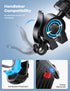 Lamicall Bike Phone Holder, Motorcycle Phone Mount - Motorcycle Handlebar Cell Phone Clamp, Scooter Phone Clip for iPhone 14 Plus/Pro Max, 13 Pro ...