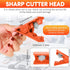 PTFE Plastic Tubing Cutter Hose Tube Cutter Pipe Cutter Accurate Tube Cutting Tool for Nylon PVC PU Tube and Hose Cut up to 3/4 Inch OD Tube (Red,...