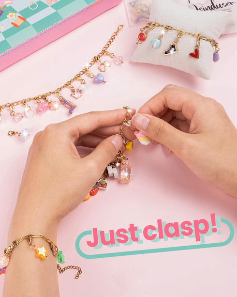 Deinduser Bracelet Making Kit, Charm Bracelet Making Kit, Bracelet Making Kit for Girls, Hand Chain Bracelet Making Kit, Gifts for Girls, Toys Cra...