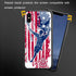 Compatible with iPhone XR Case Lacrosse American Flag Graphic for Girls,Picture Pattern Design Shockproof Anti-Scratch Hard PC Back Case for iPhon...