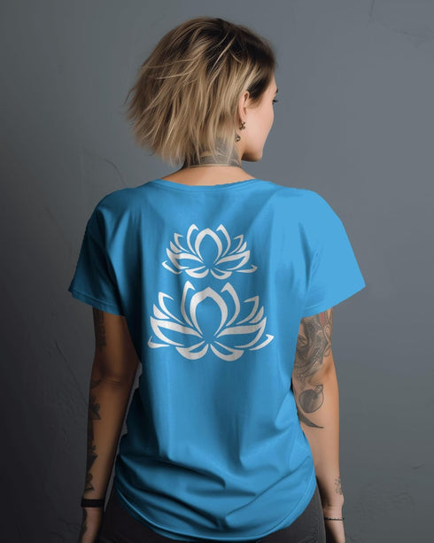 Reusable Lotus Flower Stencil 5.5" x 5.5" - Serene Botanical Design for Peaceful Crafts...