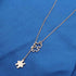 BNQL Autism Awareness Puzzle Lariat Necklace Motivational Autism Gift (Silver Y necklace)...