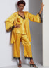 Vogue Misses' Loose-Fitting Wrap Robe, Camisole, Slip Dress and Semi-Fitted Pants Sewing Pattern Packet, Design Code V1962, Sizes 6-8-10-12-14...
