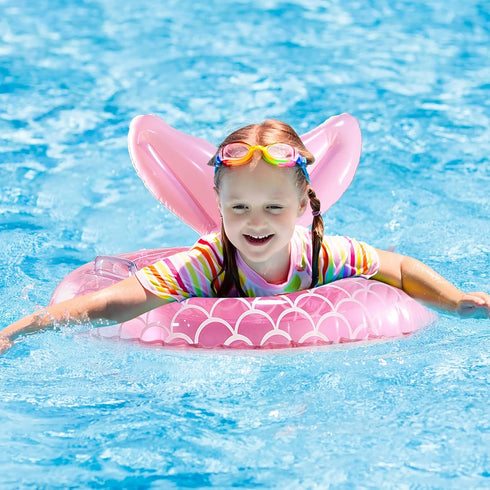 Baby Pool Float, Infant Pool Float, Baby Swim Float, Toddler Pool Float, Mermaid Baby Swimming Float, Smart Swim Trainer, Inflatable Pool Floats f...