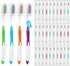 30 Pack Bulk Toothbrushes with Covers, Individually Wrapped Tooth Brush Pack for Adults & Kids, Disposable Toothbrush Medium Soft for Travel, Dona...