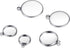 50pcs 10mm 12mm 16mm 18mm 20mm Stainless Steel Round Blank Bezel Pendant Trays Base Cabochon Settings Trays Pendant Blanks for Jewelry Making DIY ...