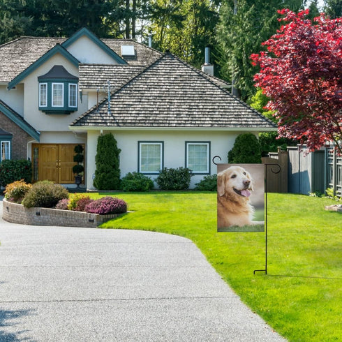 BlueViper Golden Retriever Dog Garden Flag Banner 12 x 18 Inch Decorative Garden Flag for Outdoor Lawn and Garden Home Décor Double-Sided...