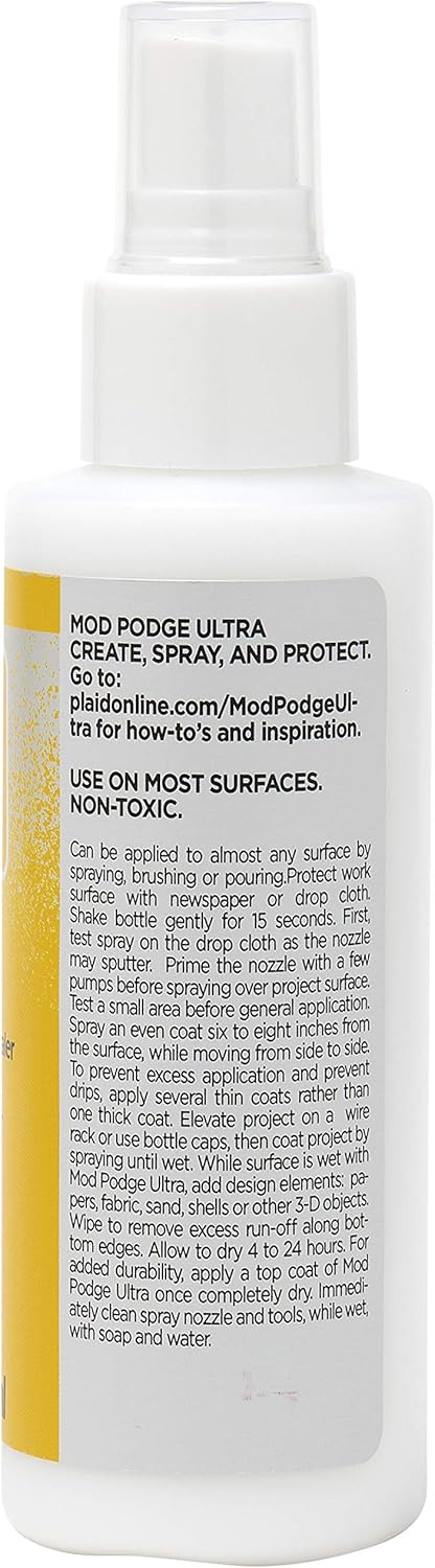 Mod Podge Ultra Matte Spray On Sealer, 4 ounce, 1 Count...