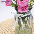 OFFIDIX Glass Vase, Geometric Faceted Design Flower Vase for Weddings, Events, Decorating, Arrangements, Office, or Home Decor...