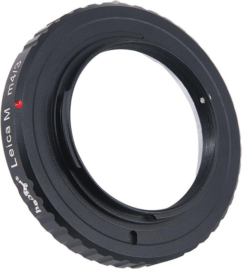 Haoge Manual Lens Mount Adapter for Leica M LM Lens to Olympus and Panasonic Micro Four Thirds MFT M4/3 M43 Mount Camera...