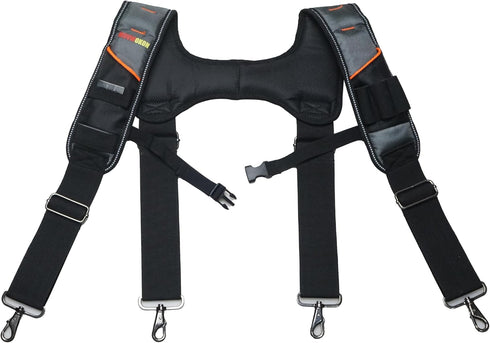 Movwokon Tool Belt Suspender for Man Carpenter Electrician Construction Adjustable High Efficiency(H style), average, Grey...