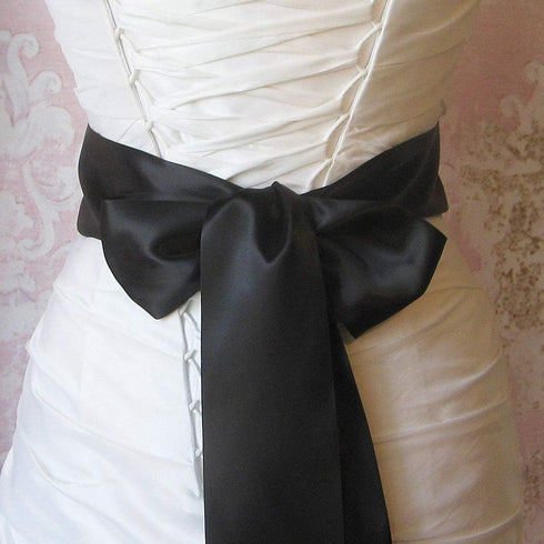 Humphrey's Craft 3 Inch Black Double Faced Satin Ribbon 5 Yards for Crafts Gift Wrapping Cutting Ceremony Decoration Sewing Christmas Tree Wedding...
