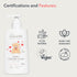 Gentle Baby Cream Soap for Soft and Caring Cleanse, 250ml - With Olive Oil & Cotton Extract, 98% Natural, Vegan kids body wash - Delicate Skin Nou...