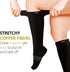 Plus Size Compression Socks Wide Calf- Copper Infused Graduated (Black, XXL)...