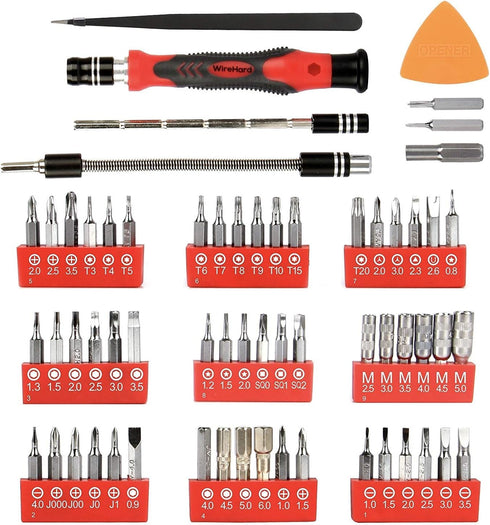 62 in 1 Precision Screwdriver Set Computer Repair Tool Kit with Extra Magnetic Specialty Steel Multi Bit...