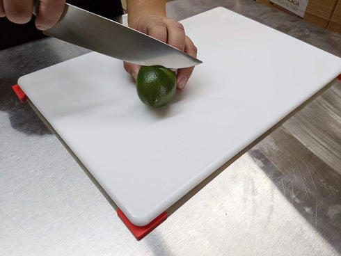 Thirteen Chefs Cutting Board Feet, Non Slip Silicone Pads, Set of 8, Red - Non Adhesive, Glue Free...