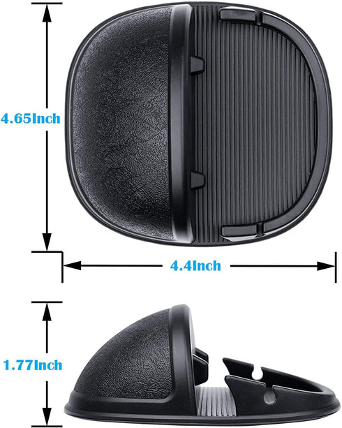 Car Cell Phone Holder Dashboard Phone Holder Phone Mount for Car Anti-Slip Silicone Car Pad Phone Stand Compatible with iPhone,Samsung,Android Sma...