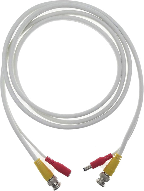 New Pre-Made All-in-One Siamese RG59 BNC Video and Power CCTV Security Camera Cable for HD AHD DVR SDI Camera Connection (RG 59 HD Cable, 1X6.6ft)...