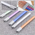 Operitacx 8pcs Stainless Steel Pencil Extenders Crayon Extenders Pen Extenders Pencil Extender Holder Pencil Lengthener Holder for Office Sketch A...