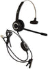Spracht Zum RJ9 Single Ear Wired Headset for Desktop Phones | Universal Telephone Headsets for Office Phones | Works with Polycom Digium Nortel Ye...