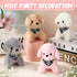 12 Pcs Dog Plush Keychain Bulk 5 Inch Small Dog Stuffed Animal Toy Kawaii Cute Puppy Plush Keychain for Backpack Birthday Party Favor Wedding Baby...