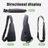 Lightweight Sling Bag for Men Slim Crossbody Purse Small Shoulder Backpack Anti-Theft Side Chest Bags...