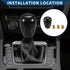Shift Knob with 3 Adapter/Front Gear Shifter Knob for Automatic and Manual Vehicles/Durable Stick Shifter Lever Knob Resin 5.6cm / 1 Set Black...