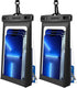 newppon Floating Large Waterproof Phone Case :2 Pack Float Underwater Cellphone Holder Protector - Universal Floatable Cell Water Proof Dry Bag Po...