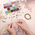 LPBeads Jewelry Making Kit 1200 PCS Natural Crystal Beads in 20 Colors Gemstone, Jump Rings, Earring Hooks, Pins, Elastic Bracelet String for Girl...
