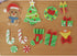 Set of 48 Wafer Edible Cupcake Toppers Christmas Paper Cake Decoration...
