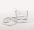 Heavy-Duty Acrylic Jam Jar Sugar Salt Spice Pepper Seasoning Condiment Bowl Box Storage Pot with Spoon and Lid Crystal Clear...
