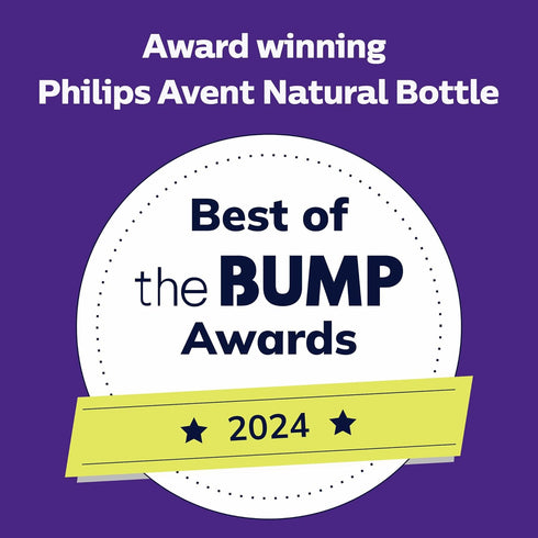 Philips Avent Natural Baby Bottles with Natural Response Nipples (Slow Flow, Flow 2), 4oz, 4-Pack, SCY900/04...