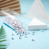 FASHEWELRY 500Pcs Vowel Cube Acrylic Letter Beads 6x6mm White A/E/I/O/U Initial Alphabet Beads for DIY Bracelet Necklace Jewelry Making...