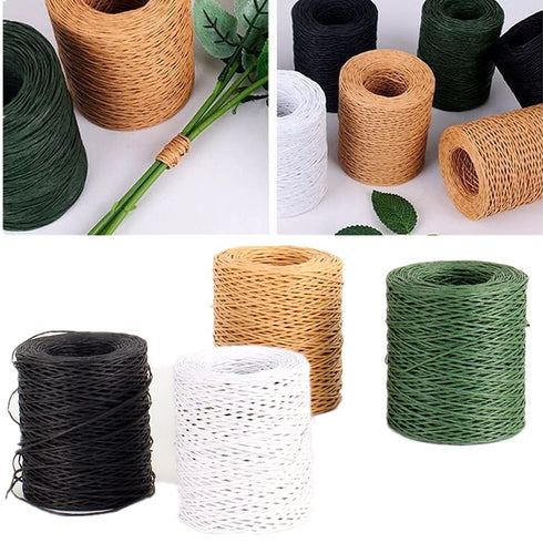 656 Feet Floral Wire,2mm Floral Bind Wire Wrap Twine,Paper Covered Wire Rustic Vine Wire for Floral Arrangements, Flower Crowns, Grapevine Wreath ...