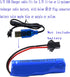 Blomiky 2 Pack 3.7V USB Charger Cable with SM-2P Plug Connector for Mini RC Amphibious Stunt Car Boat Trucks 3.7V Li-ion and Li-Po Battery / 3.7V ...