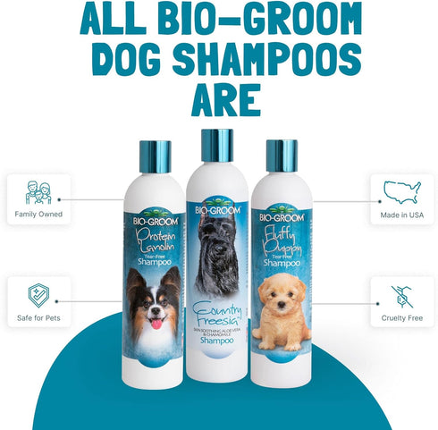 Bio-Groom Country Freesia Dog Shampoo – Natural Scent Pet Shampoo, Aloe Vera, Chamomile, Cat & Dog Bathing Supplies, Puppy Wash, Cruelty-Free, Mad...