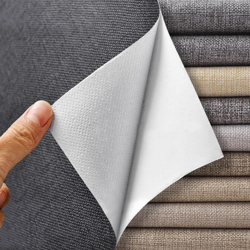 17 X 78 inch Linen Fabric Repair Patch, Self Adhesive Fabric Patches for Furniture, 16 Colors Couch Patch Repair Fabric, Fabric Upholstery Repair ...