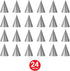 Beistle 24-Piece Cone Hats in Silver, Classic Elegant Party Supplies for Birthdays, Anniversaries, Award Nights, 6.75"...