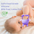 NCVI Baby Silicone Teether Hand Grip for 0-6 Months, Never Drop Baby Sucking Teething Relief Hand Held, Hand Wrist Chewing Teether Toys Mitten for...
