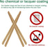 7 Inch Bamboo Kitchen Utensil Tongs, Reusable Bamboo Toast Tongs for Toast, Kimchi, Fruit and Tea, 8 Pcs....