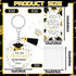 150 Pcs 2025 Graduation Gifts Keychain Class of 2025 Graduation Gifts Include 50 Inspirational Acrylic Keychain with Tassels 50 Grad Cards 50 Orga...