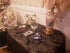 Black Lace Tablecloth Round Overlay with Spider Web and Mat for Halloween Party,Easter,Fireplace and Mantle Cover Decoration (Round 70", Black)...